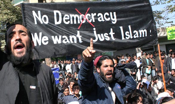 SignNoDemocracyJustIslam